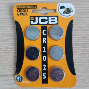 JCB CR2025 (pack of 6)