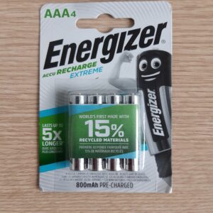 Energizer AAA 800mAh Rechargeable (pack of 4)