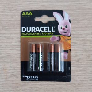 Duracell AAA 750mAh Rechargeable (pack of 4)