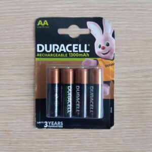 Duracell AA 1300mAh Rechargeable (pack of 4)