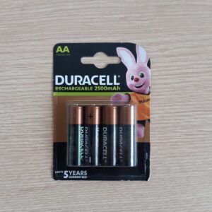Duracell AA 2500mAh Rechargeable (pack of 4)